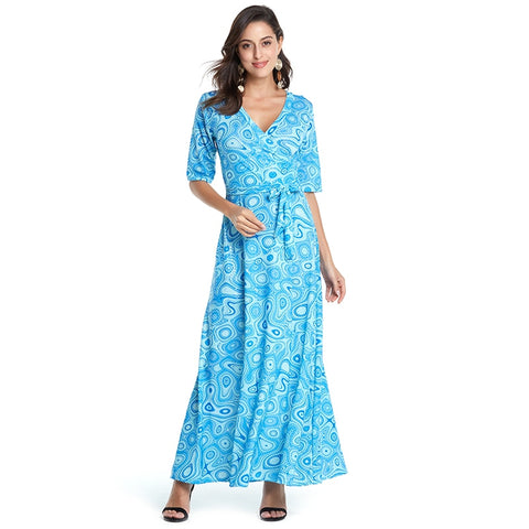 Summer Casual Dress Women Long Maxi Dress