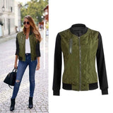 Jacket Long Design Hem Patchwork Winter Thicken