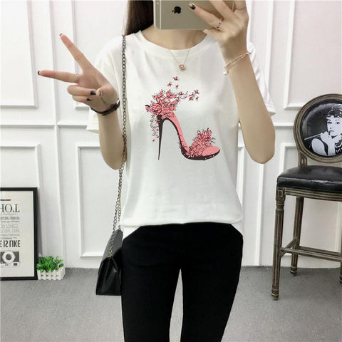 2019 Summer Women Printing Camisetas