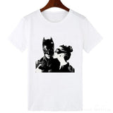 New Summer Women Tops Batman and Catwoman