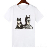 New Summer Women Tops Batman and Catwoman