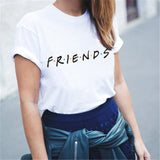 New T Shirt Women Fashion Letter Print Tee